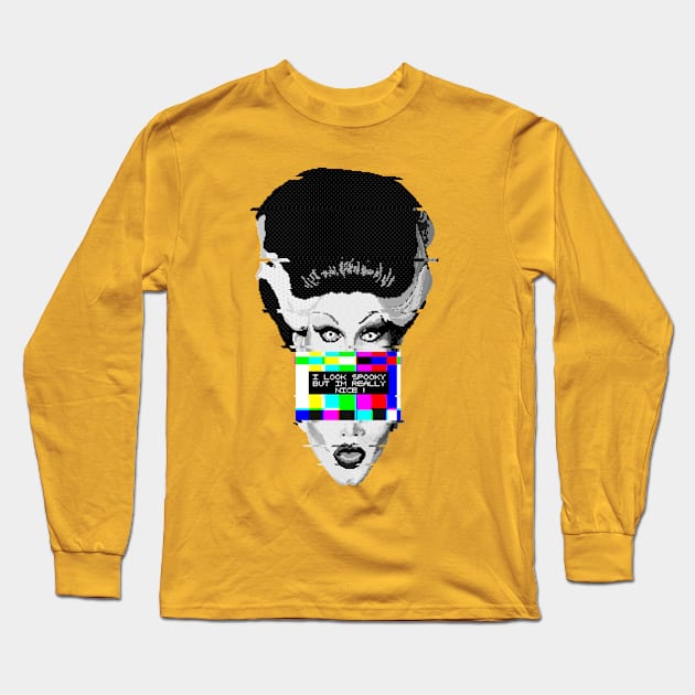 Sharon Needles Spooky Long Sleeve T-Shirt by Dystopix